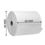 Thermal Cash Receipt Paper Roll - 80x80m / 65GSM - 50 Rolls/Box - Image 3