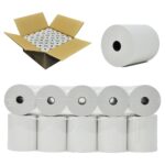 Thermal Cash Receipt Paper Roll - 80x80m / 65GSM - 50 Rolls/Box - Image 5